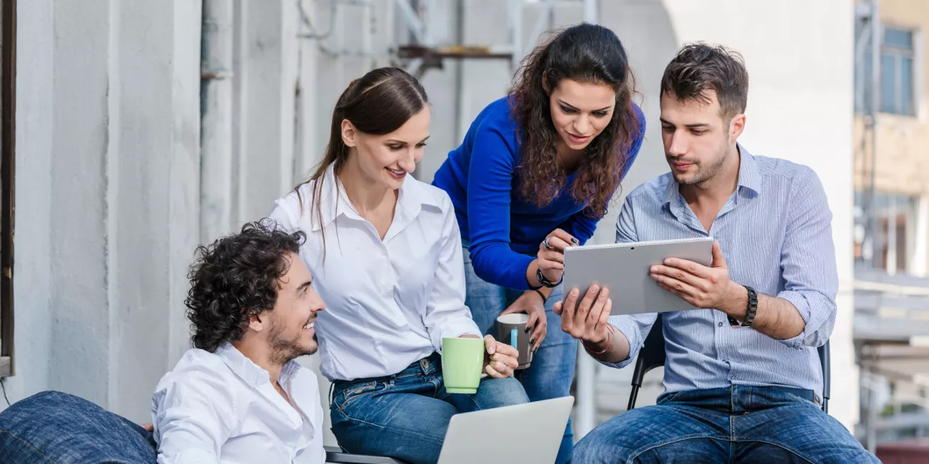 People working together