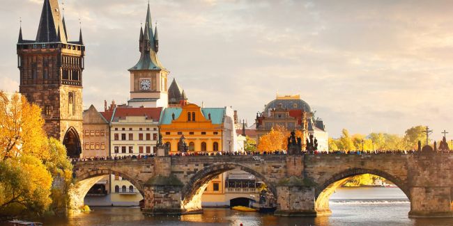 Prague bridge