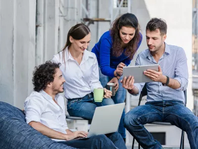 People working together