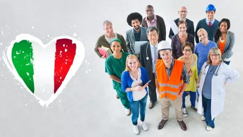 Professionals looking for work in Italy